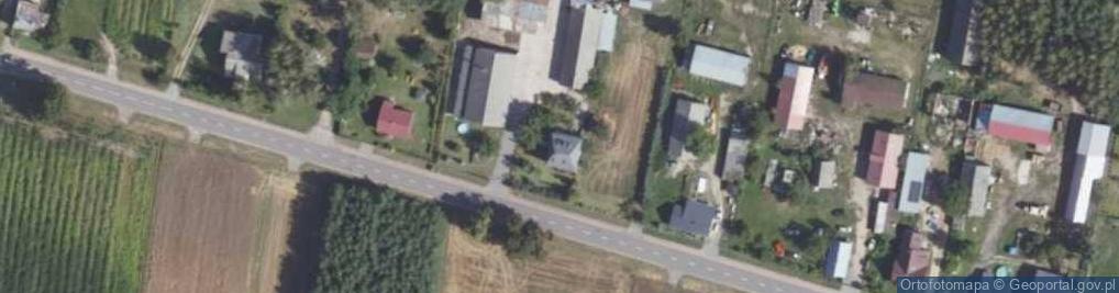 Zdjęcie satelitarne Grzegorz Kraciuk Uprawa Grzybów Pieczarek