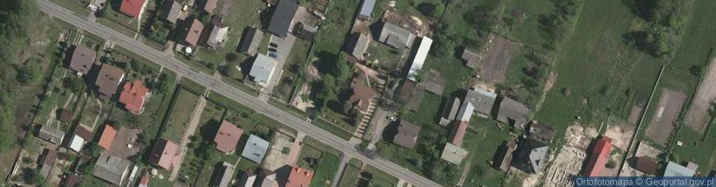 Zdjęcie satelitarne Grzegorz Sabat Zakład Usług Leśnych