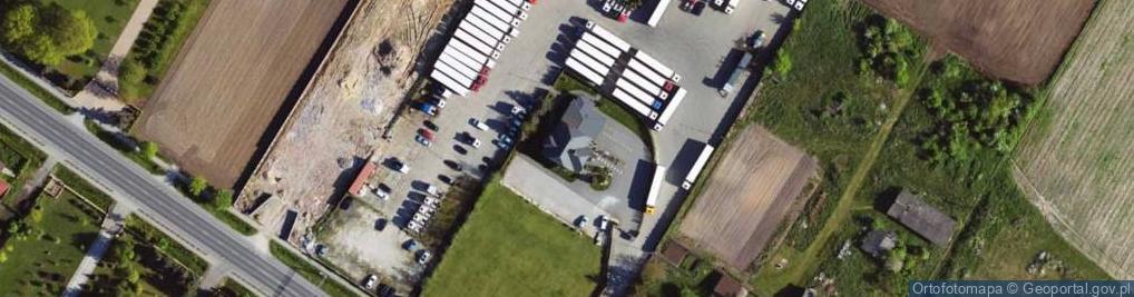 Zdjęcie satelitarne Grzegorz Sawicki Usługi Transportowe