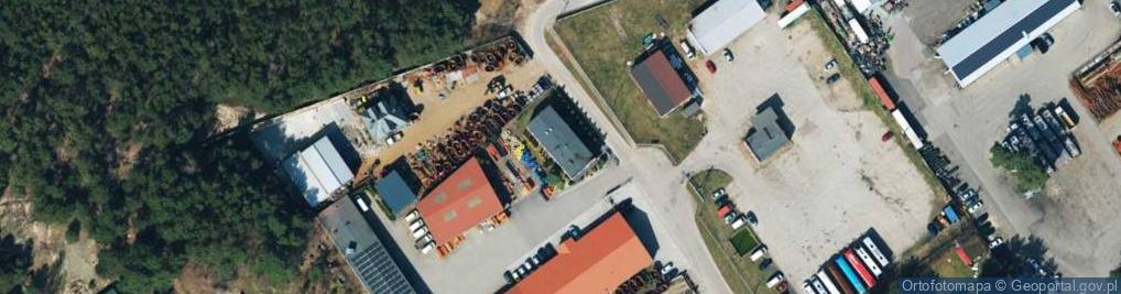 Zdjęcie satelitarne Gumtech Guźlińska Grażyna Guźliński Jacek