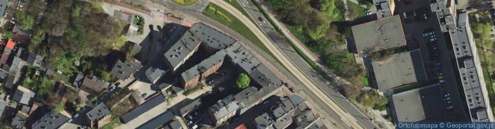 Zdjęcie satelitarne Gwóźdź Dariusz Gwóźdź Zbigniew Hurtownia Artyk Przemysłowych