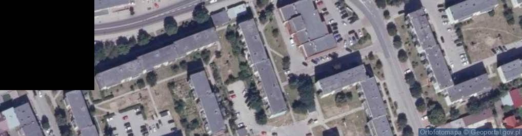 Zdjęcie satelitarne Handel Art Przem Kwietami Siemieniako Barbara w Sokółce