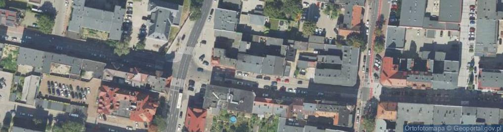 Zdjęcie satelitarne Handel Art Przemysłowymi Detaliczny