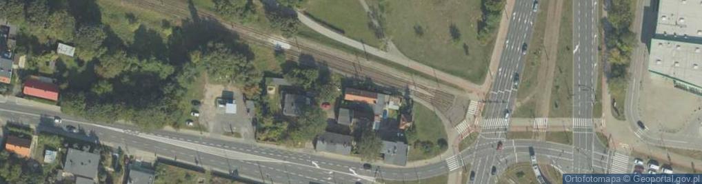 Zdjęcie satelitarne Handel Art Przemysłowymi