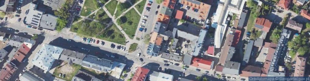 Zdjęcie satelitarne Handel Art Przemysłowymi