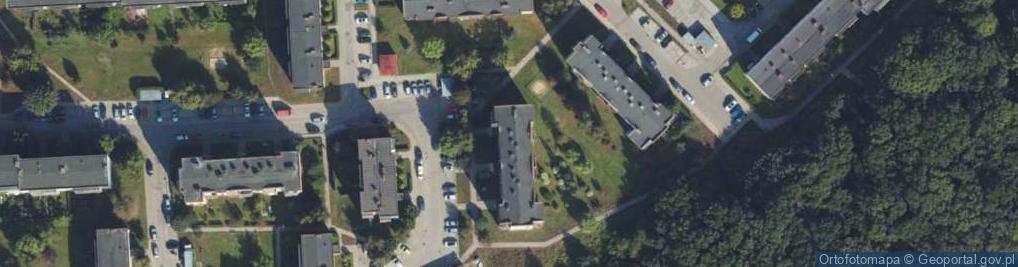 Zdjęcie satelitarne Handel Art Przemysłowymi