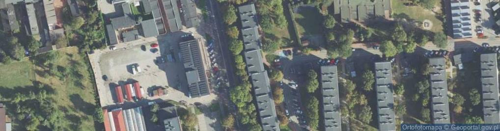 Zdjęcie satelitarne Handel Art Spożywczo Przemysłowymi