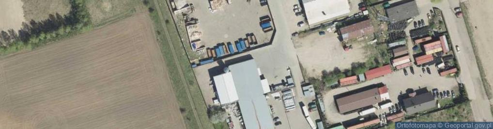 Zdjęcie satelitarne Handel Artykułami Przemysłowymi Transport Ciężarowy