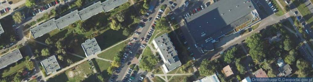 Zdjęcie satelitarne Handel Artykułami Przemysłowymi ul Tadeusza Zawadzkiego Zośki 48 96 65 528 Zielona Góra