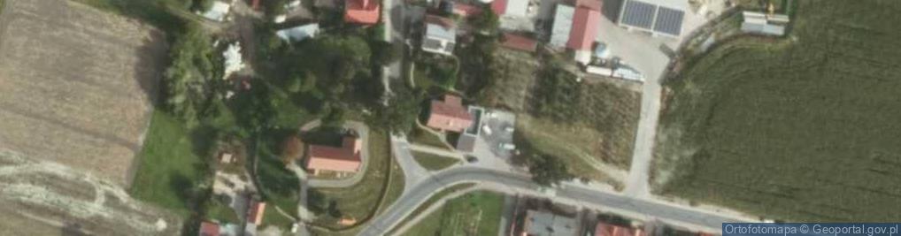 Zdjęcie satelitarne Handel Artykułami Rolno-Spożywczymi i Przemysłowymi Skupin Krzysztof