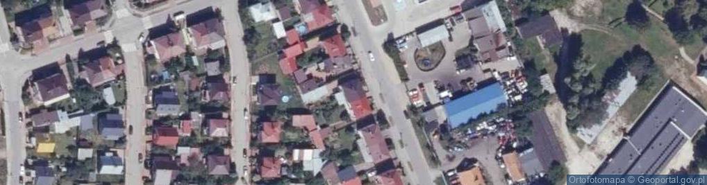 Zdjęcie satelitarne Handel Artykułami Spożywczo Przemysłowymi Brzosko
