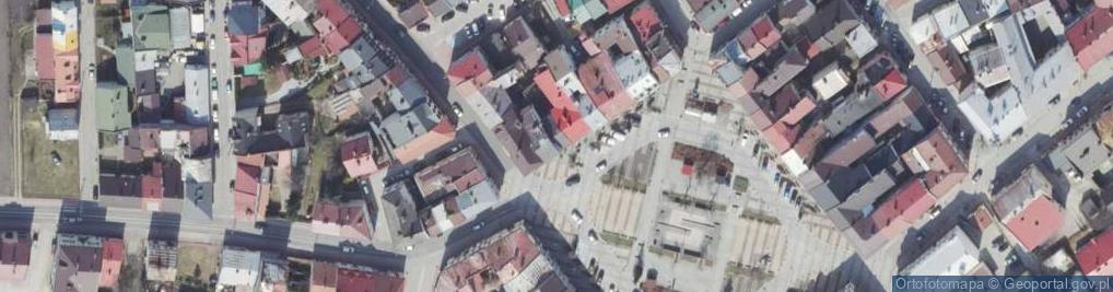 Zdjęcie satelitarne Handel Artykułami Spożywczymi Przemysłowymi i Prasą Żola Zbigniew