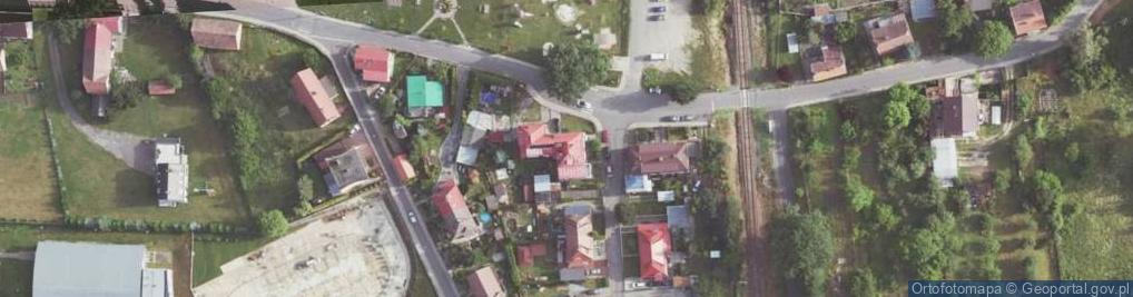 Zdjęcie satelitarne Handel Det i Hurt Art Ogólnospożywcze i Przem Porajów