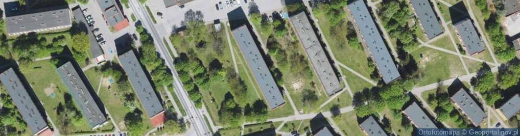 Zdjęcie satelitarne Handel Det Obw A Spoż PRZ KR Zagr Exp Imp Siemiatycze