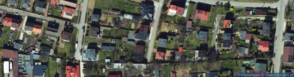 Zdjęcie satelitarne Handel Detaliczny Art Przemysłowymi Spożywczymi Prasą Zawadzka Zofia