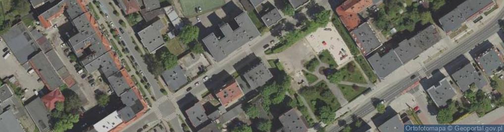 Zdjęcie satelitarne Handel Hurt Detal i Obwoź Usł Transport Netw Market