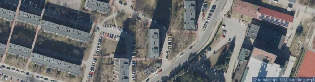 Zdjęcie satelitarne Handel Hurt Detal Obwoźny