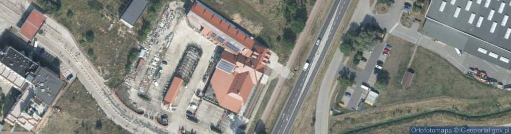 Zdjęcie satelitarne Handel Hurtowy Art Spożywcze