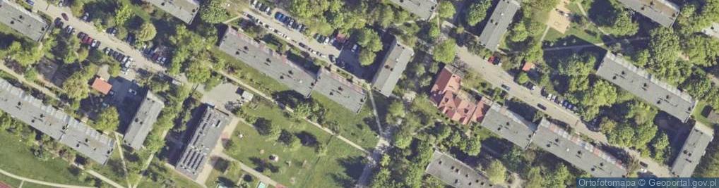 Zdjęcie satelitarne Handel Hurtowy i Detaliczny Art Spoż Brzostecka Helena Bajor Władysława