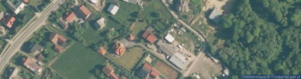 Zdjęcie satelitarne Handel i Produkcja Wyrobów z Drewna