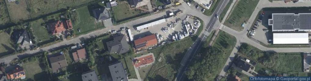 Zdjęcie satelitarne Handel i Usługi Budowlane Domlux Barbara Spera