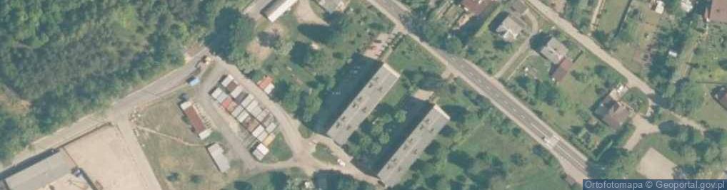 Zdjęcie satelitarne Handel Obwozny Art Rol Spoz Poch Kraj Zag Trzbinia