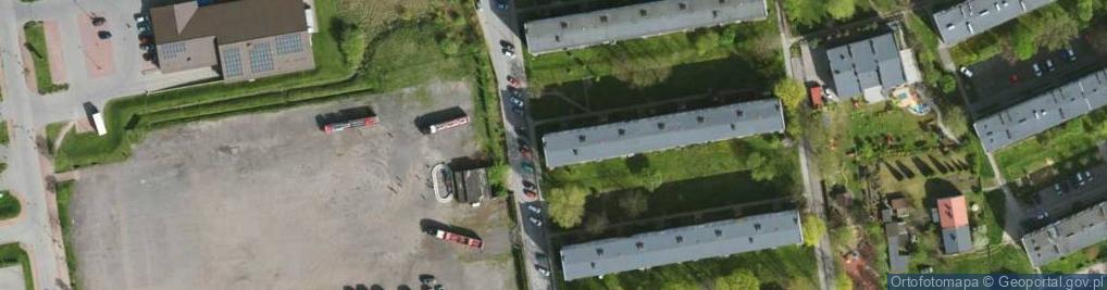 Zdjęcie satelitarne Handel Obwoźny Art Spożywczymi i Przemysł Export Import Kazimierska J