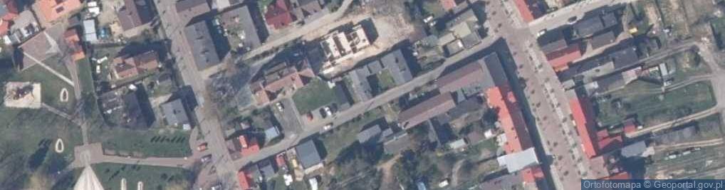 Zdjęcie satelitarne Handel Obwoźny Wynajem Pokoi