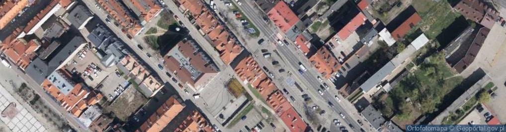 Zdjęcie satelitarne Handel Odzieżą Galant Obuwiem Kosmet Elektr Kaset
