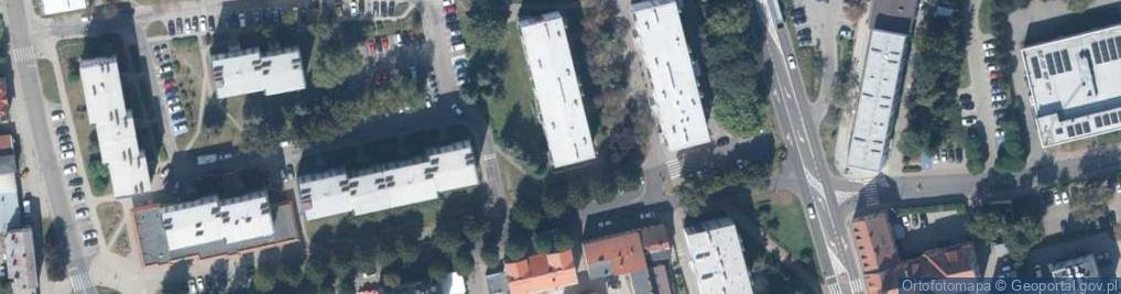 Zdjęcie satelitarne Handel Odzieżą Używaną