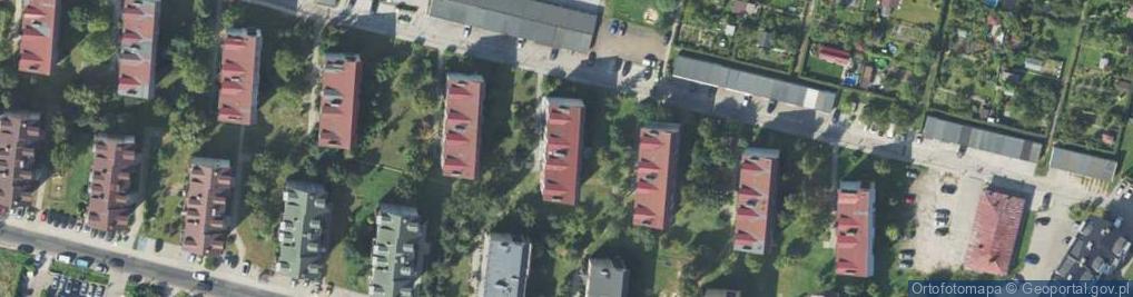 Zdjęcie satelitarne Handel Okrężny Art Przemysłowymi Poch Kraj i Zagr