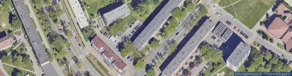 Zdjęcie satelitarne Handel Okrężny Artykułami Przemysłowymi