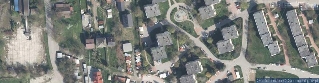 Zdjęcie satelitarne Handel Okrężny Artykułami Spożywczymi i Przemysłowymi Marzena Pułka