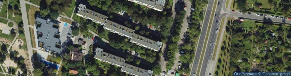 Zdjęcie satelitarne Handel Okrężny Eksport Import Komis