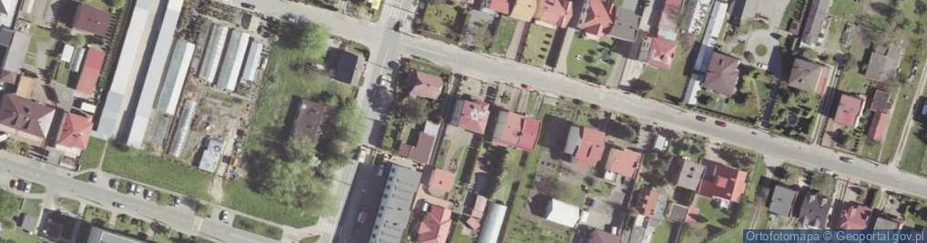 Zdjęcie satelitarne Handel Stacjonarny i Okrężny Pyszczek Jacek Jan