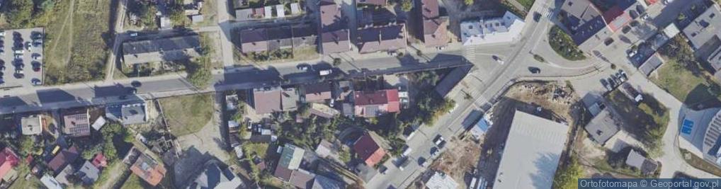 Zdjęcie satelitarne Handel Usługi Dariusz Lęczkiewicz