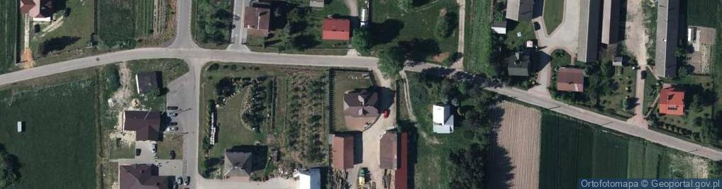 Zdjęcie satelitarne Handel - Usługi - Tartacznictwo Grażyna Zielińska
