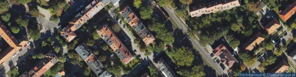 Zdjęcie satelitarne Handlowiec