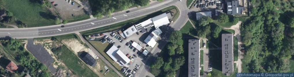 Zdjęcie satelitarne Handlowo Usługowa Pabich