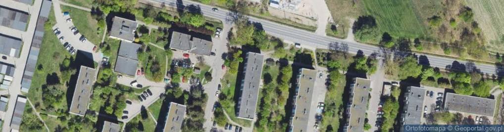 Zdjęcie satelitarne Handlowo Usługowa Stoper
