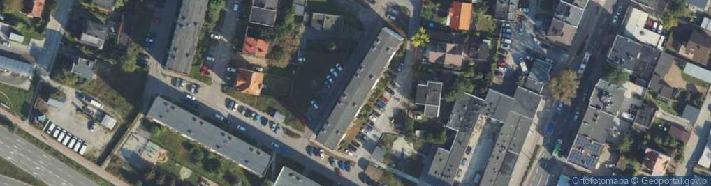 Zdjęcie satelitarne Hanna Mendelewska Alfa-Usługi i Handel