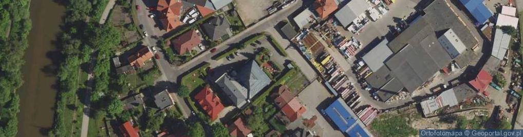 Zdjęcie satelitarne Hans Peter Silldorff Centrum Piramida