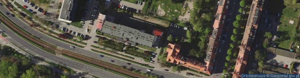 Zdjęcie satelitarne Haracz-Dąbrowska M., Wrocław