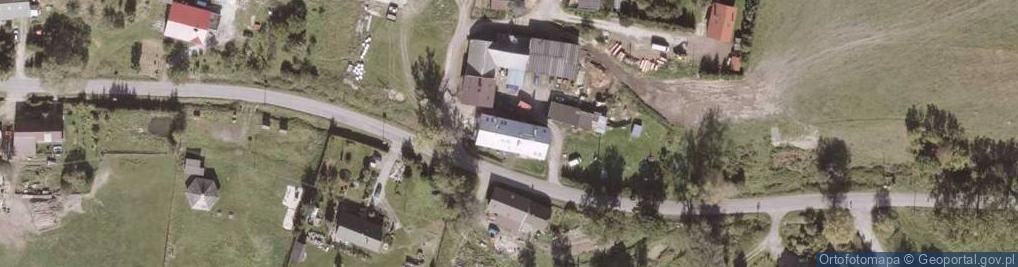 Zdjęcie satelitarne Herbergerówka – sprzedaż pstrąga, smażalnia ryb