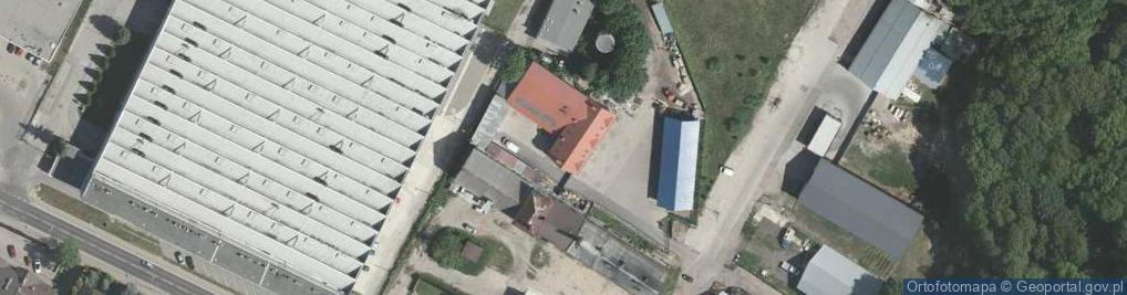 Zdjęcie satelitarne Hetel Kazimierz Uni Bud Servis J Rzepiela K Hetel i Hetel