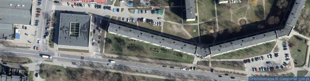 Zdjęcie satelitarne Hewal Przeds Handlowo Usługowe Kucharczyk Henryk Sikorska Sabina
