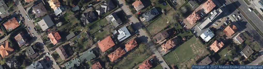 Zdjęcie satelitarne Hotel Wilanowskie Pokoje Gościnne