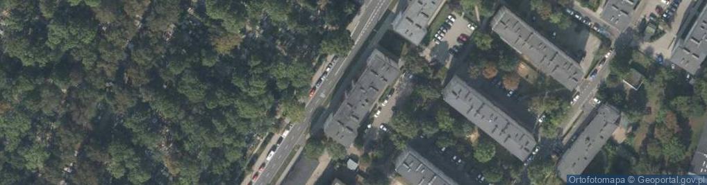 Zdjęcie satelitarne Hubert Kwiatkowski Przedsiębiorstwo Wielobranżowe Hubertus