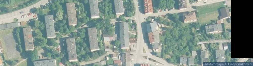 Zdjęcie satelitarne Hurt Detal Eksport Import Art Spożywcze i Przem Poch Krajowego i Zagranicznego