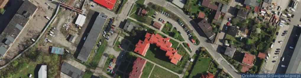 Zdjęcie satelitarne Hurtowa Detaliczna Sprzedaż Artyk Spożywczych Przemysł